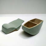 URN - for two birds - stoneware view 2