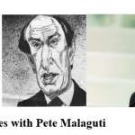 Caricatures with Pete Malaguti